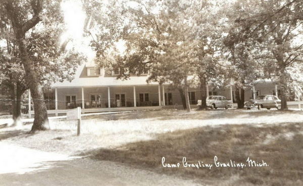 Camp Grayling - Old Postcard View (newer photo)